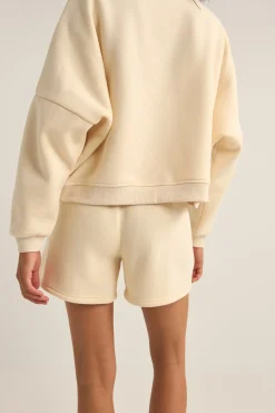 Logo Fleece Shorts Oatmeal