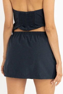 Louise Check Skort Navy