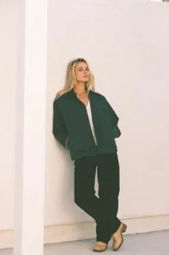 Low-Rise Barrel Denim Pant Vintage Black