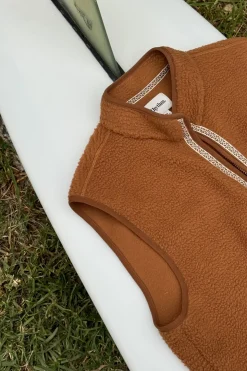 Marco Sherpa Vest Tobacco