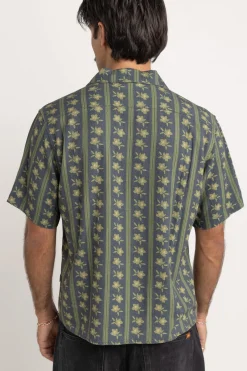 Overlap Ss Shirt Stone Blue