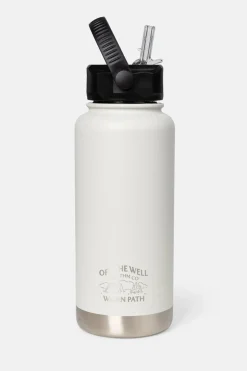 Pargo Worn Path 950ml Bottle w/ Straw Bone White