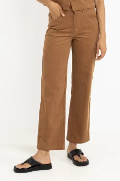 Ranch High Waist Corduroy Pant Cedar