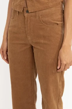 Ranch High Waist Corduroy Pant Cedar