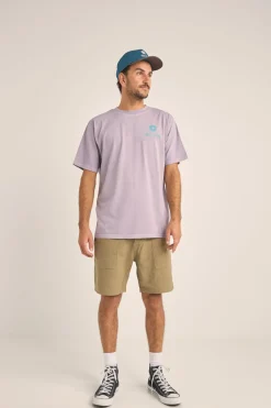 Record Vintage Ss T-Shirt Plum