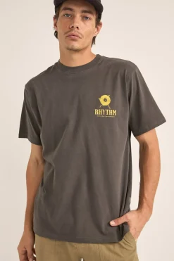 Record Vintage Ss T-Shirt Vintage Black