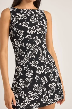 Roselle Tie Back Mini Dress Roselle Floral