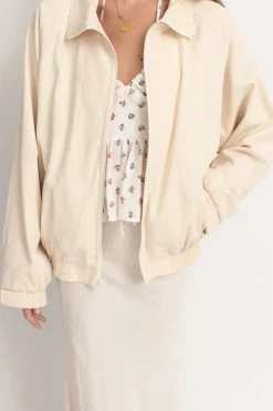 Santa Monica Bomber Jacket Cream