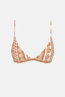 Seafarer Bralette Top Brown