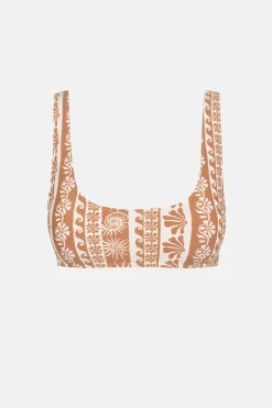 Seafarer Crop Top Brown