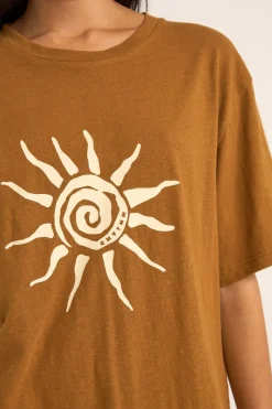 Seafarer Oversized T-Shirt Brown