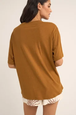 Seafarer Oversized T-Shirt Brown