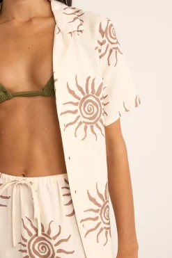 Seafarer Short Sleeve Shirt Brown