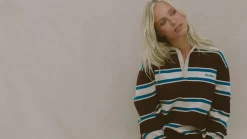 Siglo Knit Ls Polo Burgundy