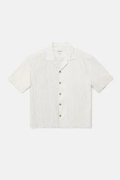 Stripe Exchange Relaxed Ss Shirt Brown