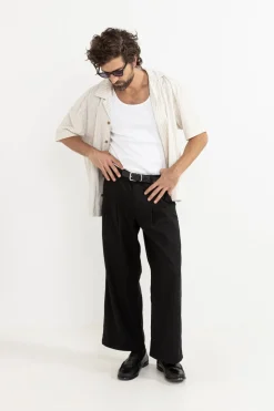 Stripe Exchange Relaxed Ss Shirt Brown