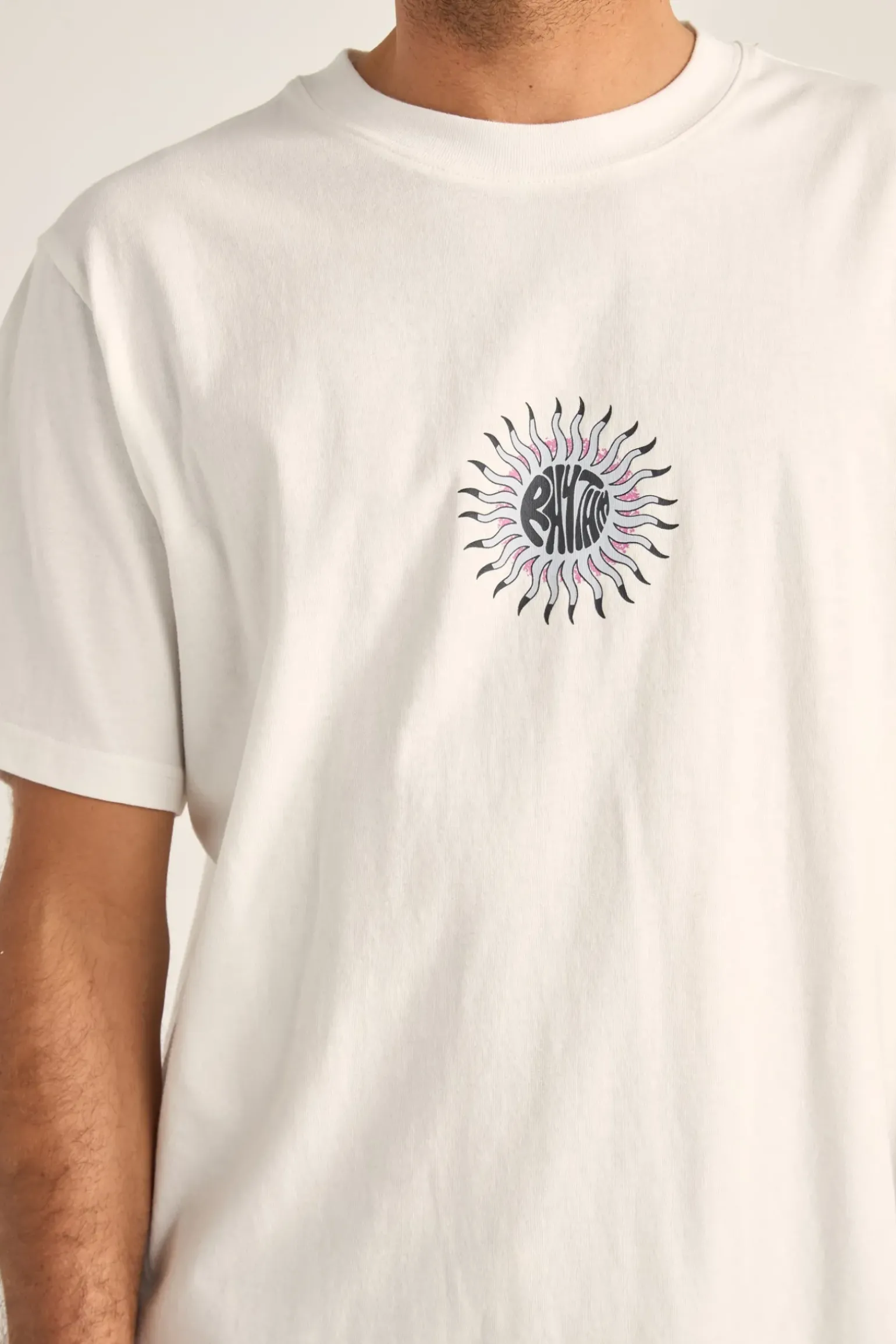 Sun Beams Vintage Ss T-Shirt Vintage White