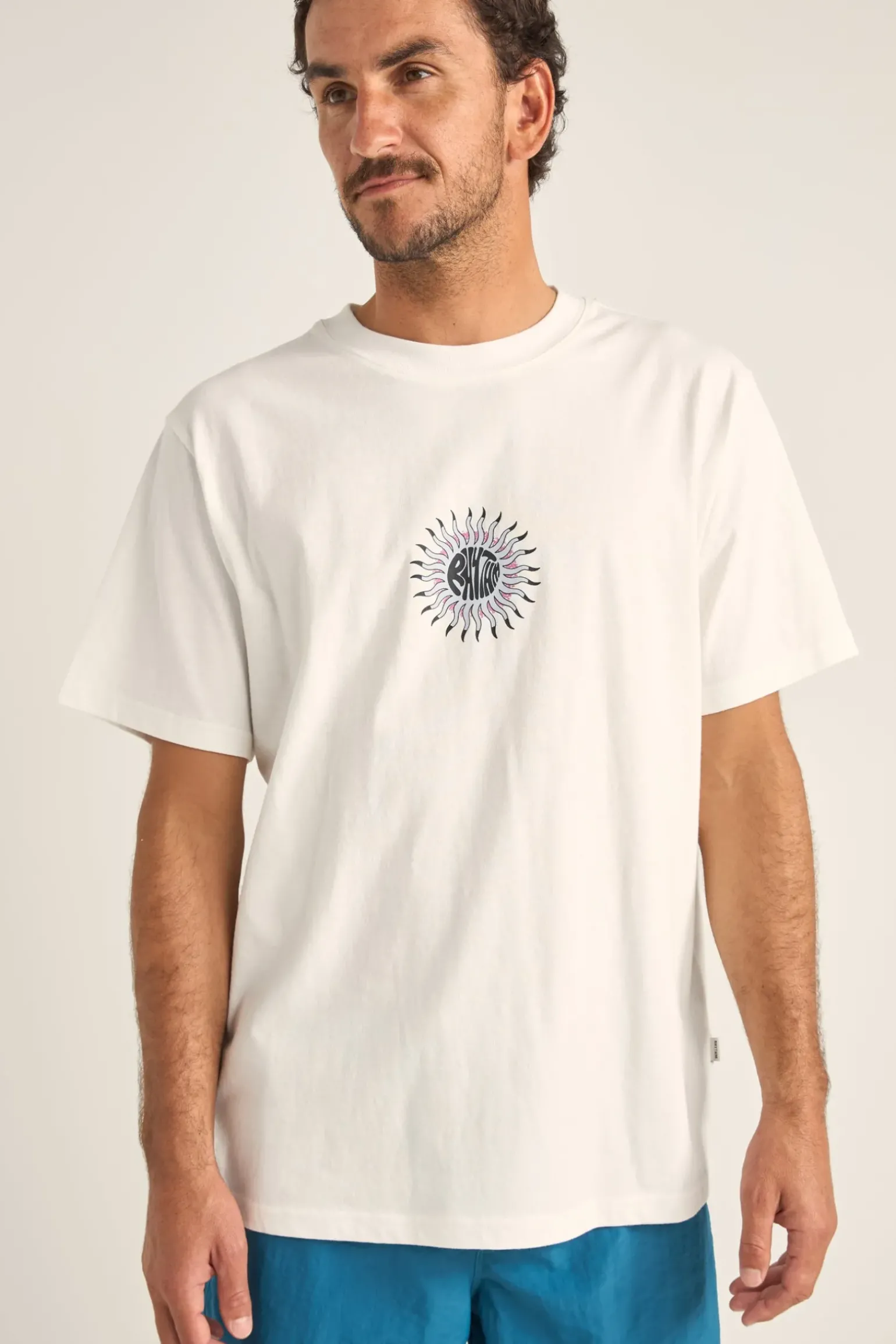 Sun Beams Vintage Ss T-Shirt Vintage White