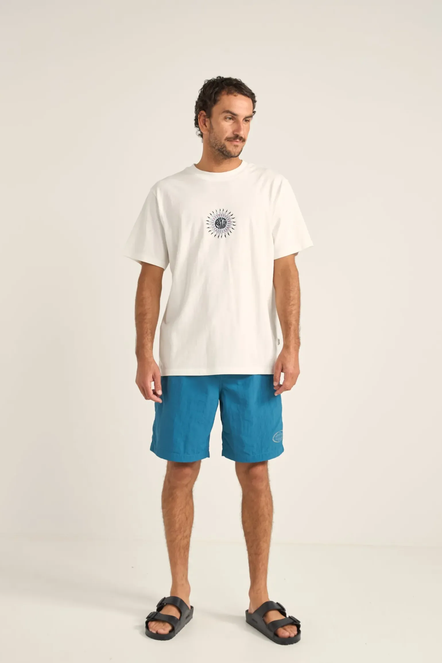 Sun Beams Vintage Ss T-Shirt Vintage White