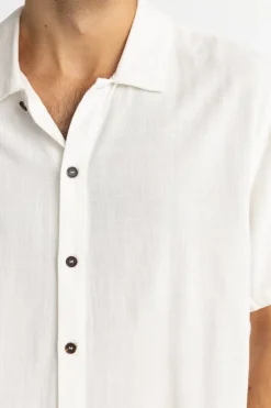 Textured Linen SS Shirt Natural