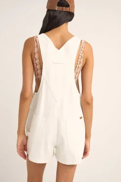 Tides Short Overall White