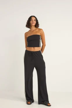 Track Bandeau Top Black