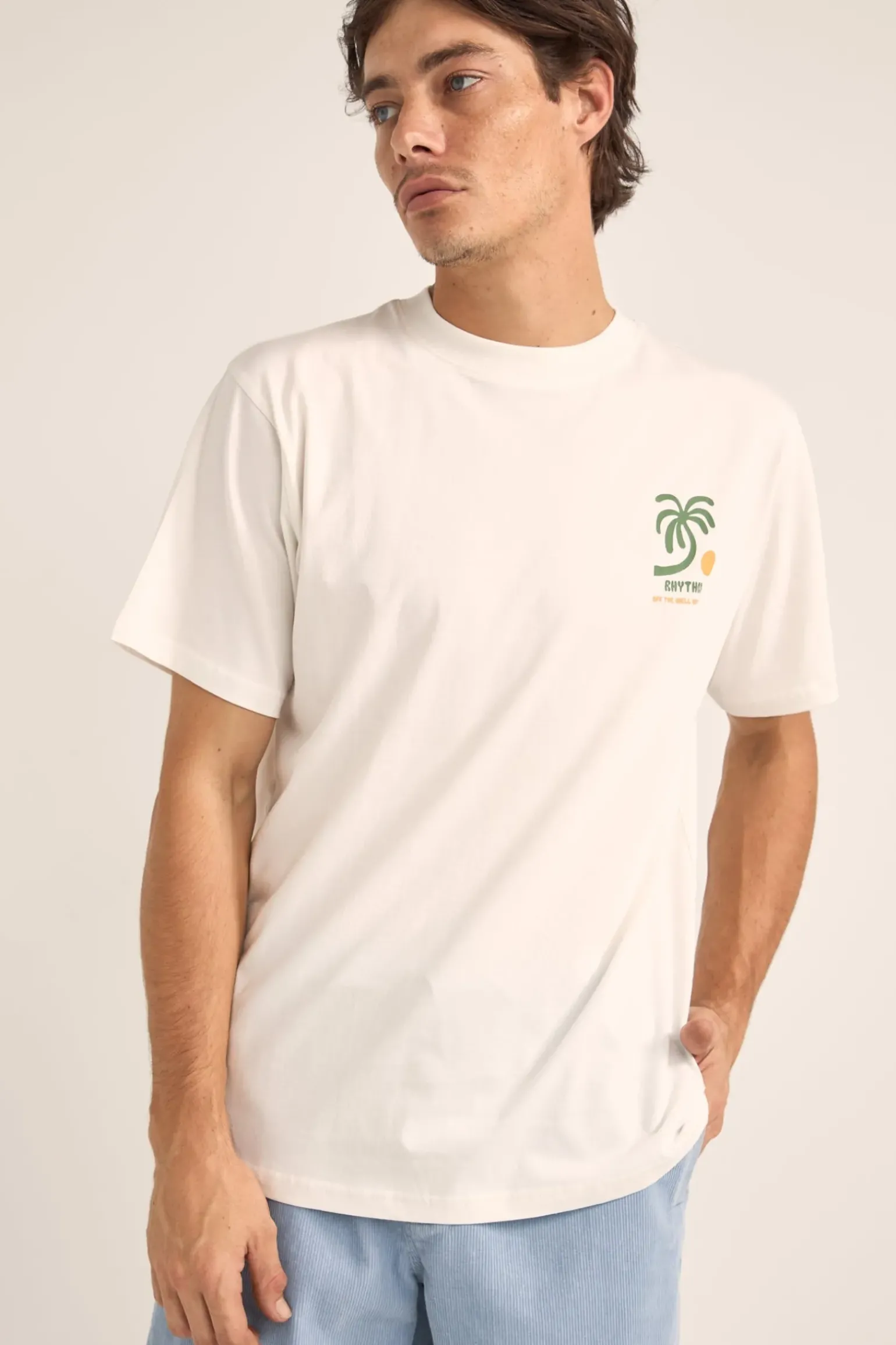 Trees Ss T-Shirt Vintage White