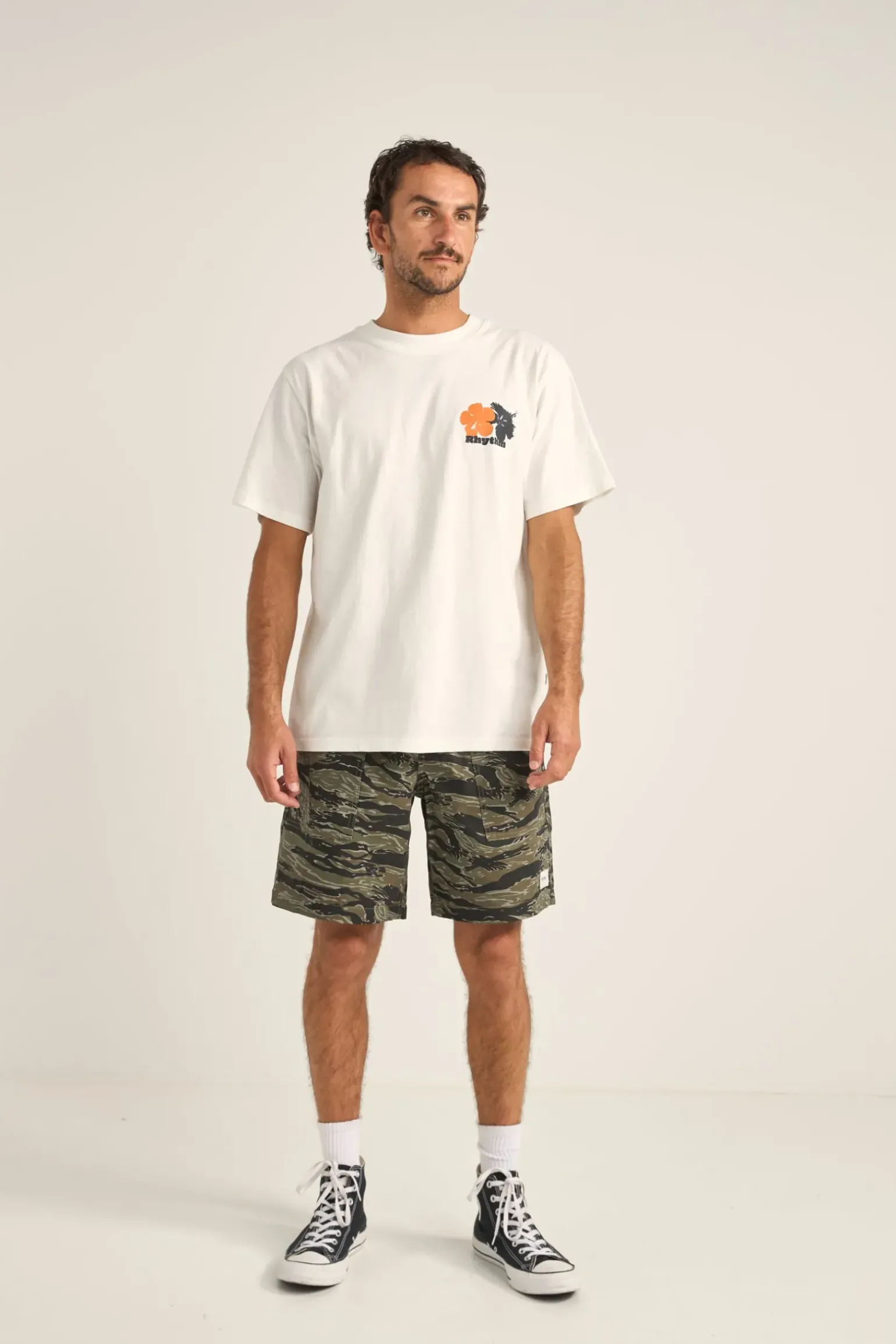 Tropic Radio Vintage Ss T-Shirt White