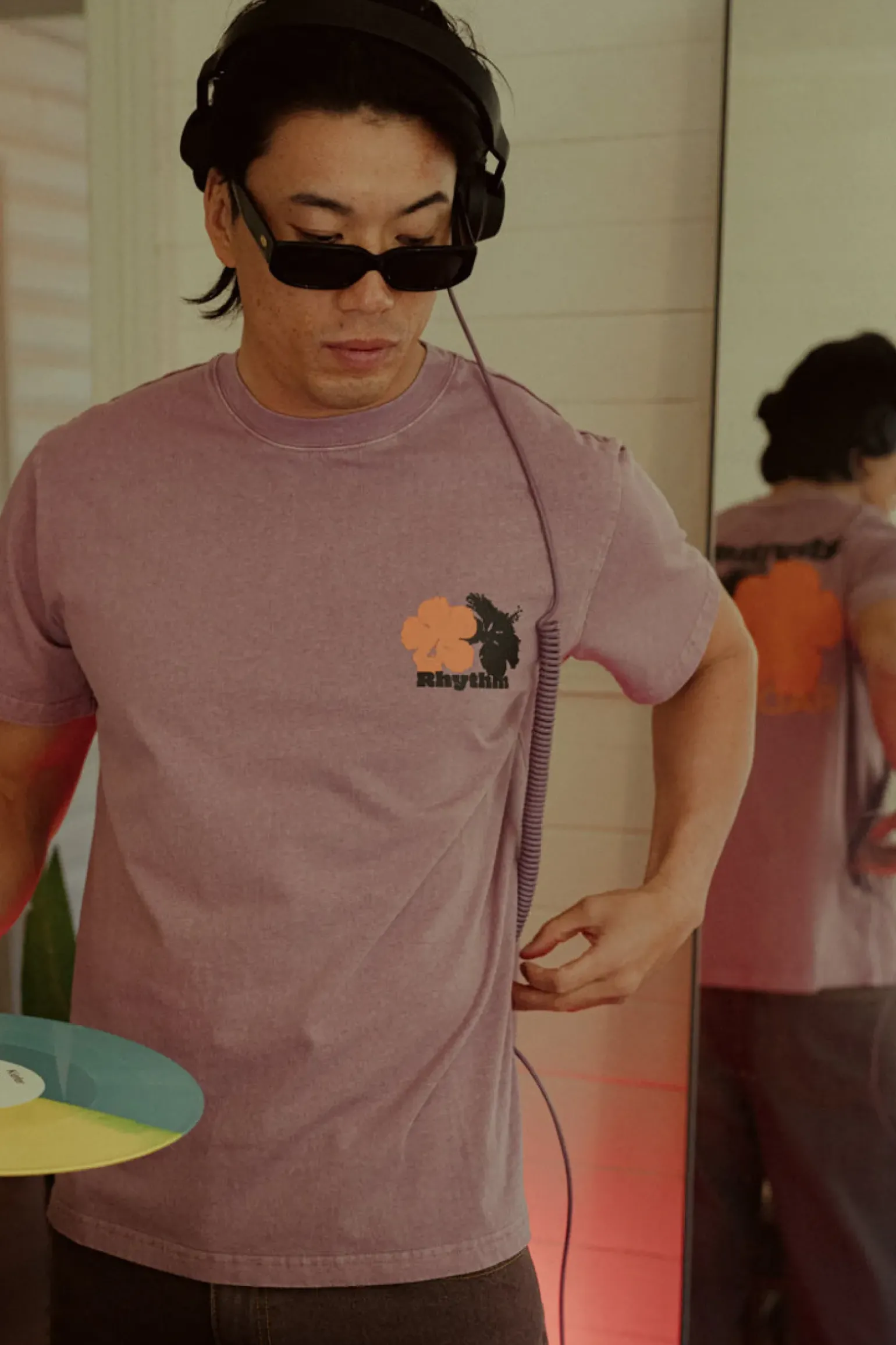 Tropic Radio Vintage Ss T-Shirt Grape