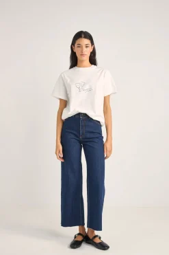 Vino Boyfriend Tee White