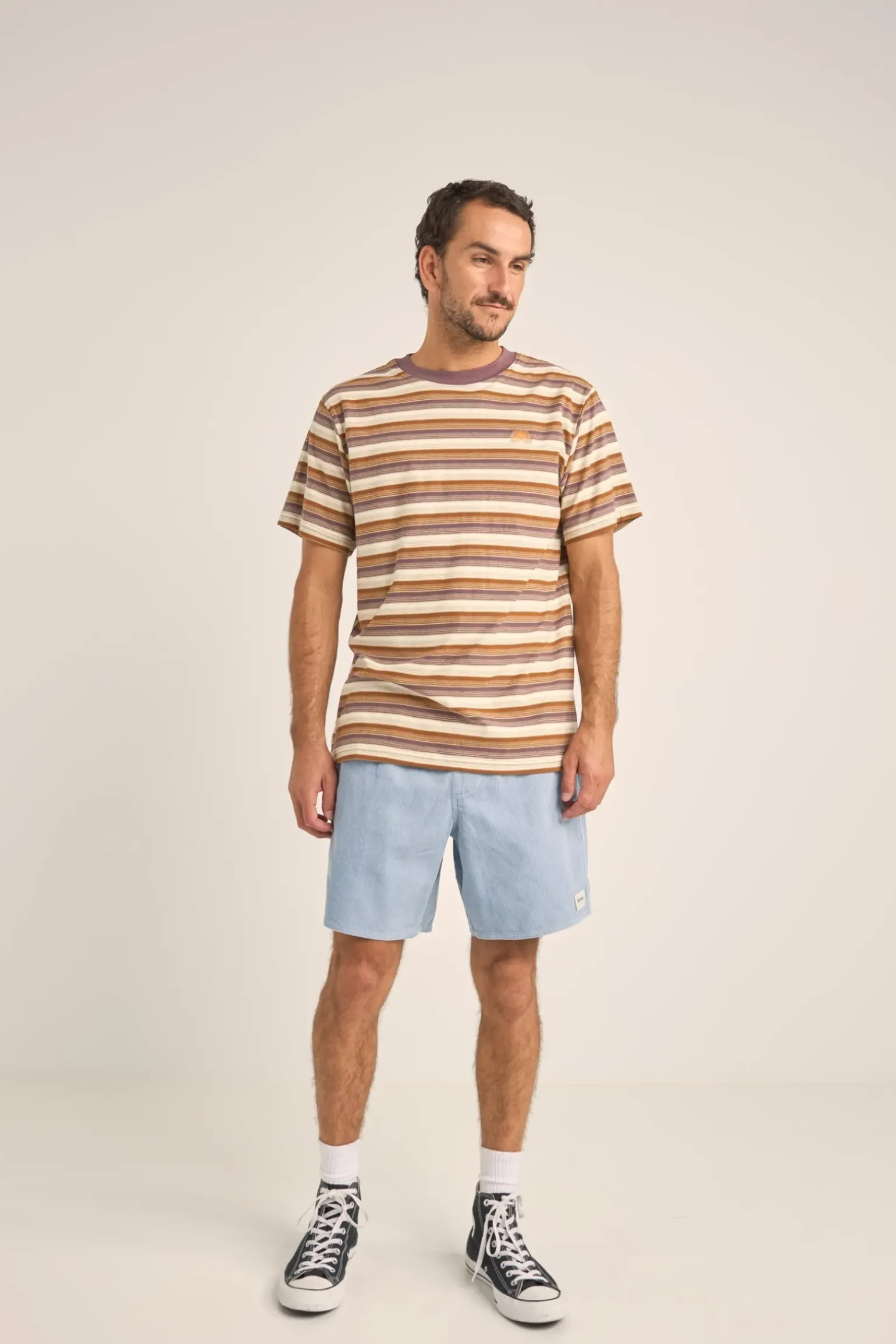 Vintage Stripe SS T-Shirt Cedar