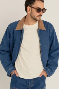 Washed Denim James Jacket Blue Wash