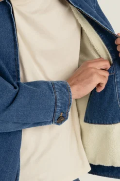 Washed Denim James Jacket Blue Wash